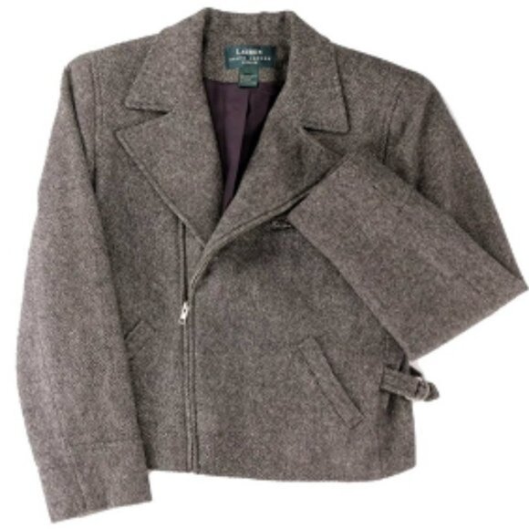 Ralph Lauren Grey Tweed Jacket - Picture 2 of 2